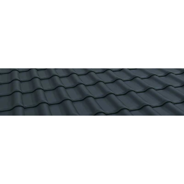 Керамическая черепица Braas Рубин 11V Ангоб графит