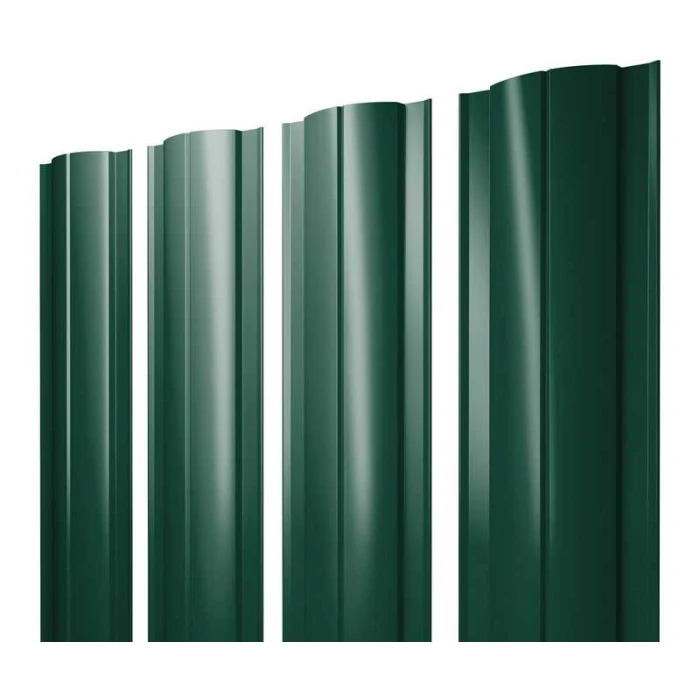 Штакетник Круглый Grand Line 0,4 Полиэстер RAL 6005 Зеленый Мох