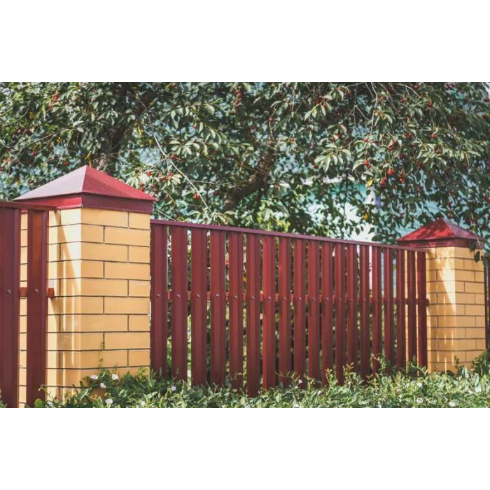 Штакетник М-образный А Grand Line 0,45 Полиэстер RAL 6002 Лиственно-Зеленый